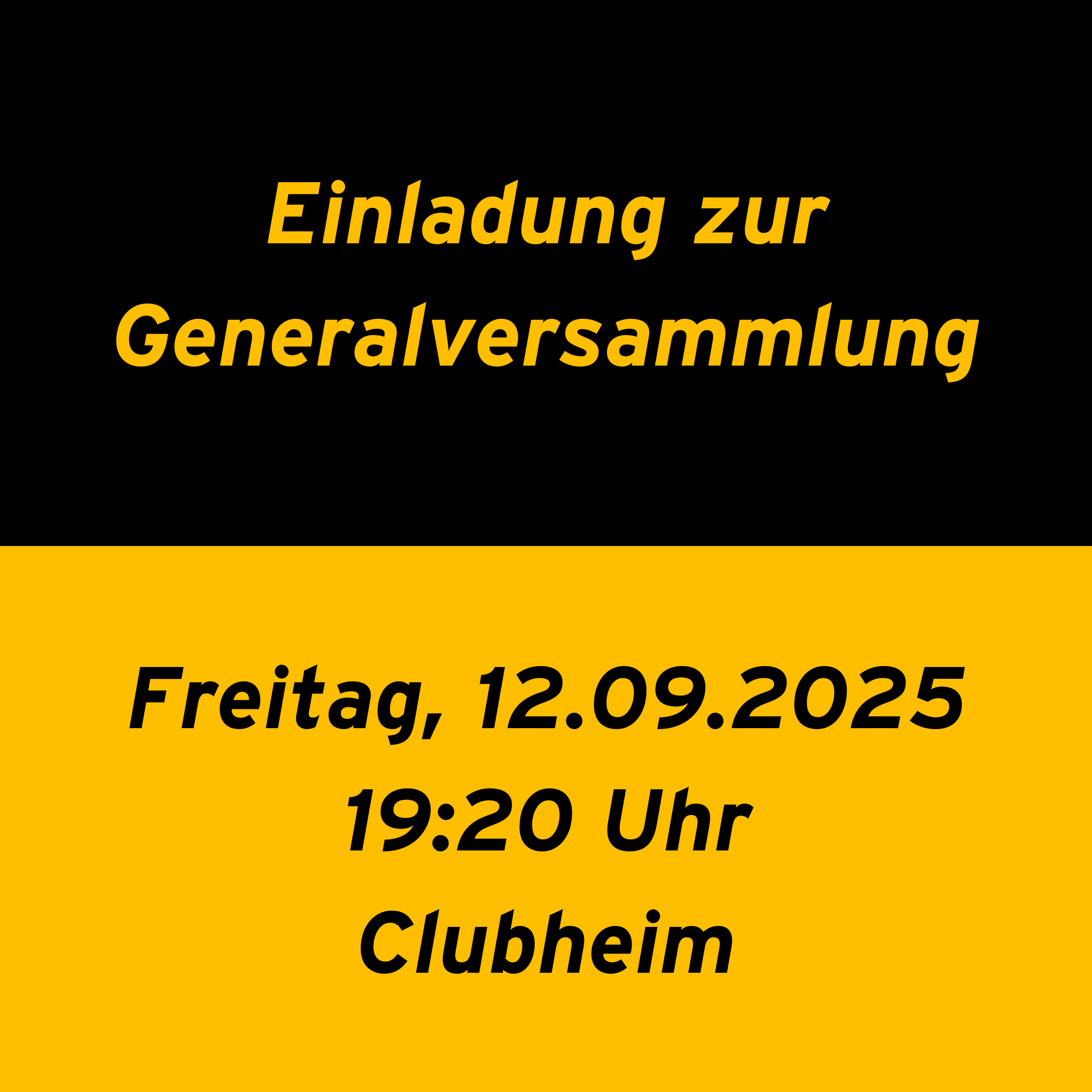Zeller FV lädt zur Generalversammlung